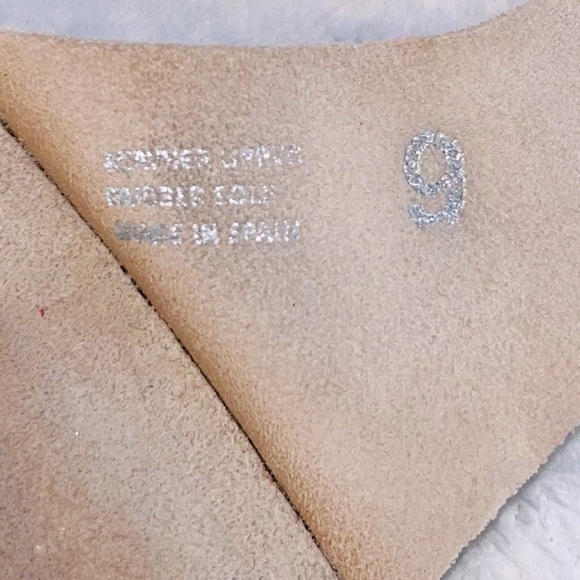 Yokono Cream Leather Slide Sandals sz 9 - Picture 8 of 9